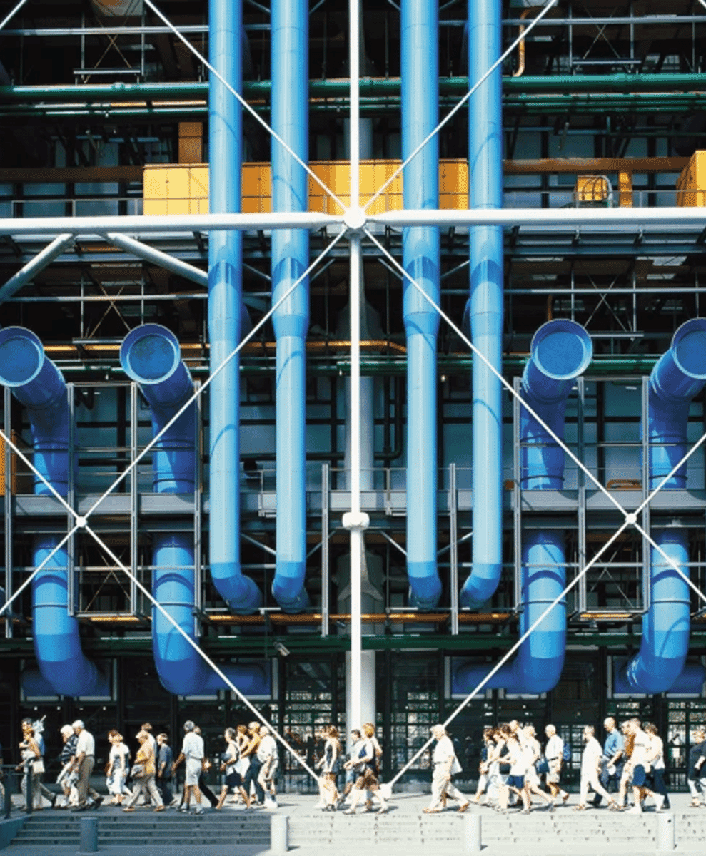 Architect Richard Rogers Pompidou Centre