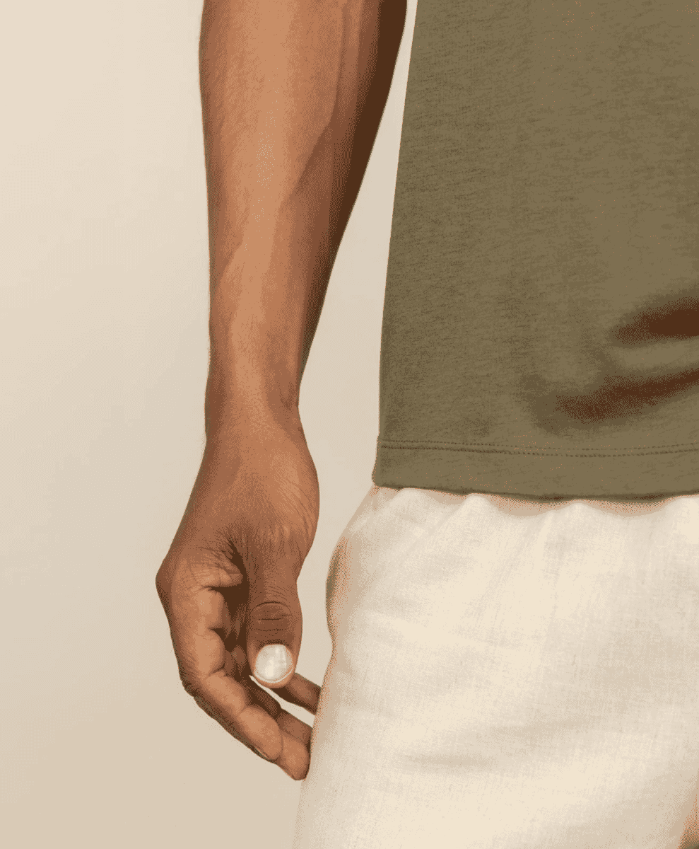 Slim Fit Lyocell Blend T-Shirt