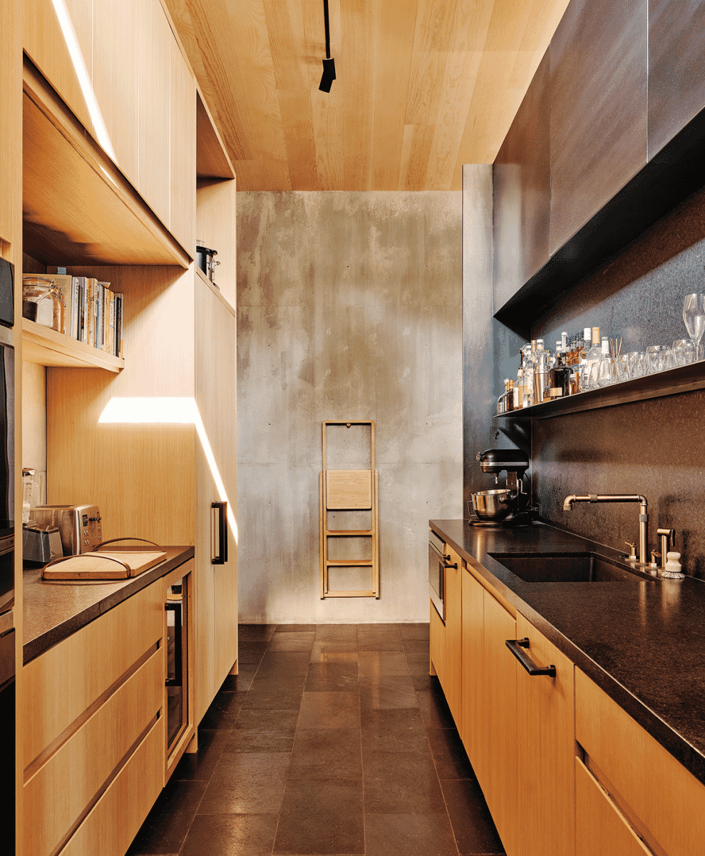 CAMPout, a fire-resistant house located in the shadow of an 8,000-foot-tall extinct volcano in the Sierra Nevada designed by Faulkner Architects with NICOLEHOLLIS 