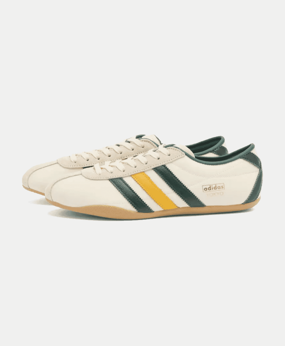 adidas Tokyo Sneaker
Cream White,Collegiate Green & Gum
