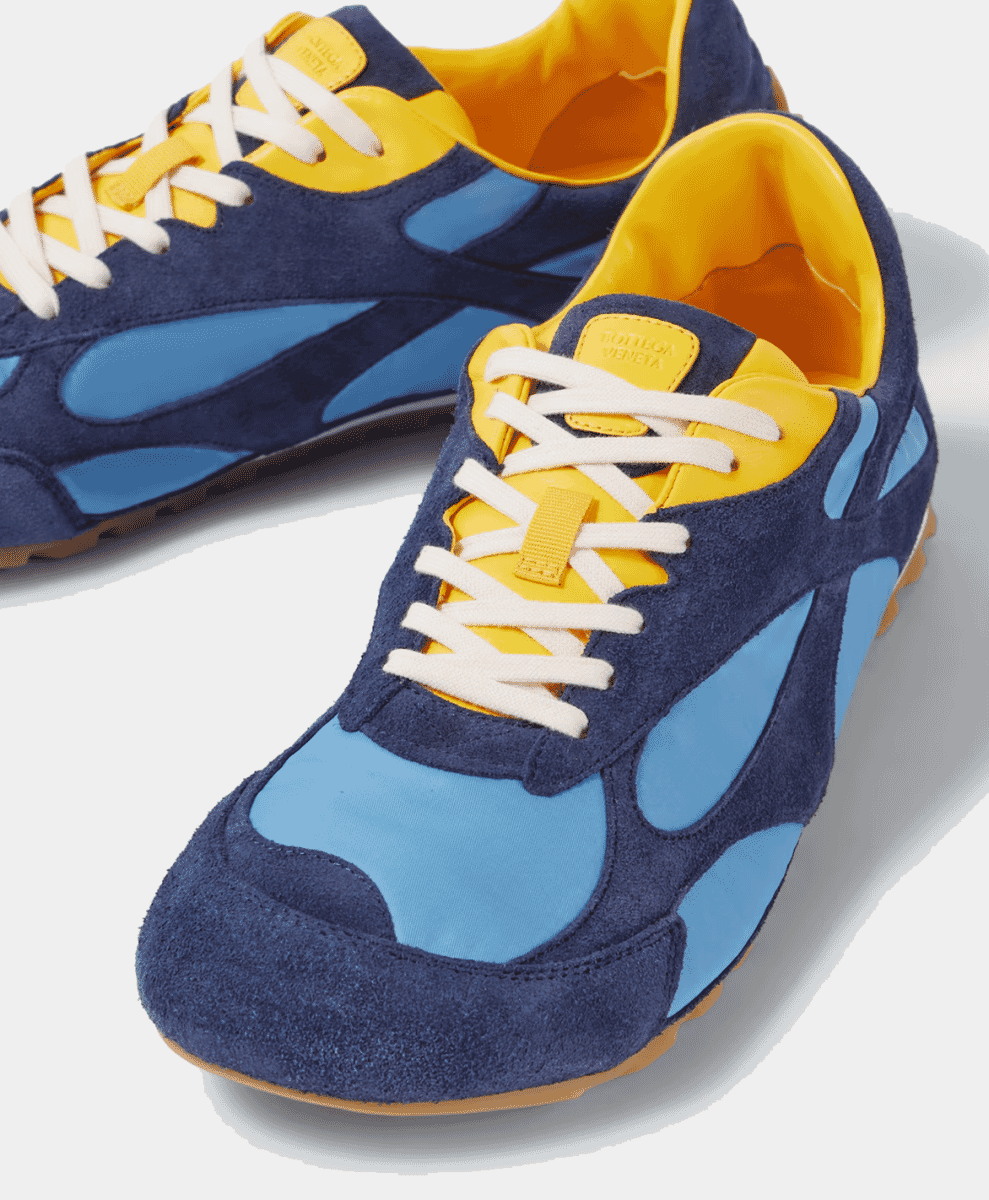 Bottega Veneta
Orbit Flash suede-trimmed sneakers