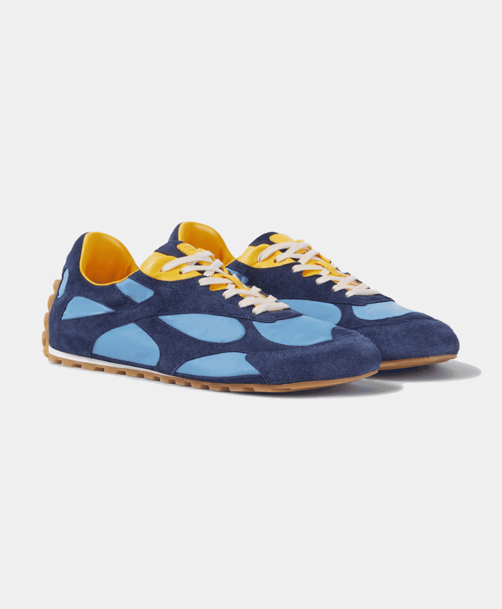 Bottega Veneta
Orbit Flash suede-trimmed sneakers