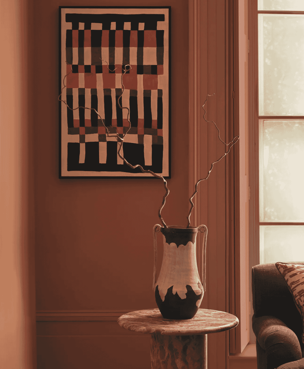 Orson Stripe Hand-Painted Wall Art - Multi