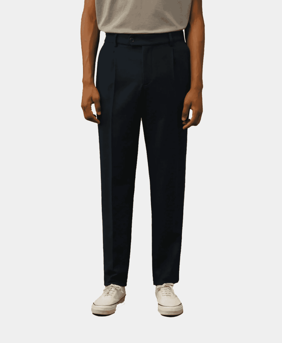 The tailored wool trouser