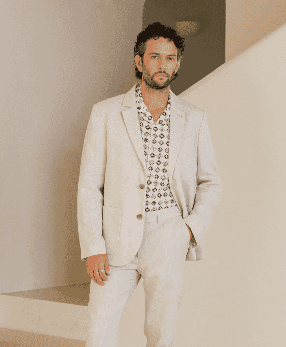 Fintry - Natural Linen Blazer