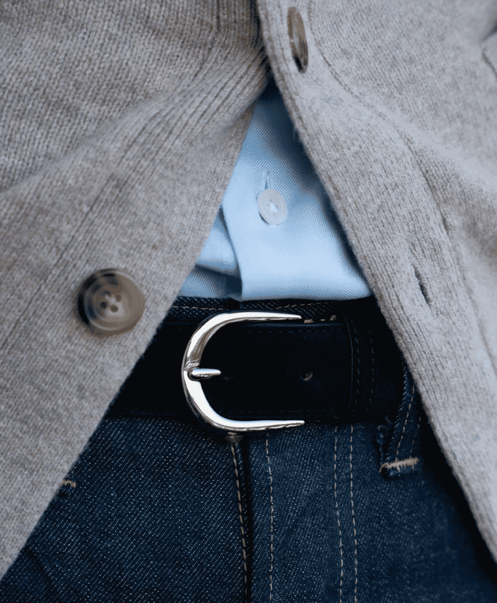 black suede belt myqrvist