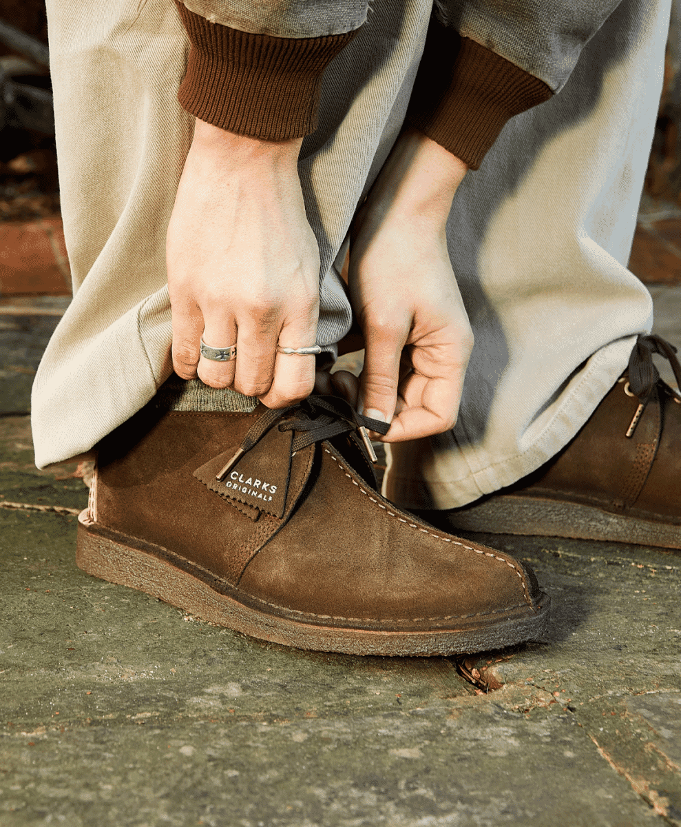 Originals - Leather & Suede Desert Boots clarks