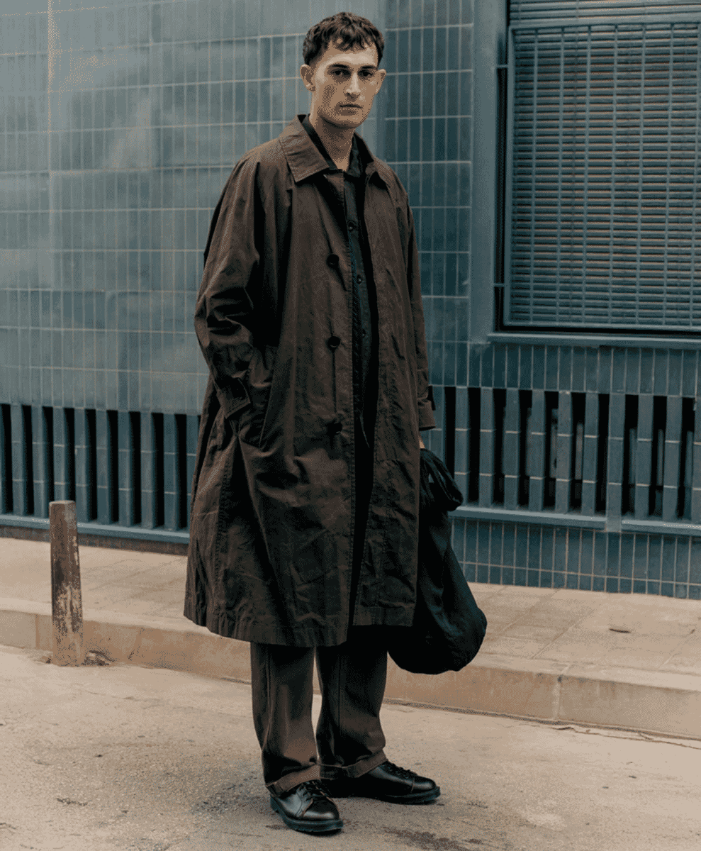 Waxed Cotton Trench Coat | Rye
TOAST
