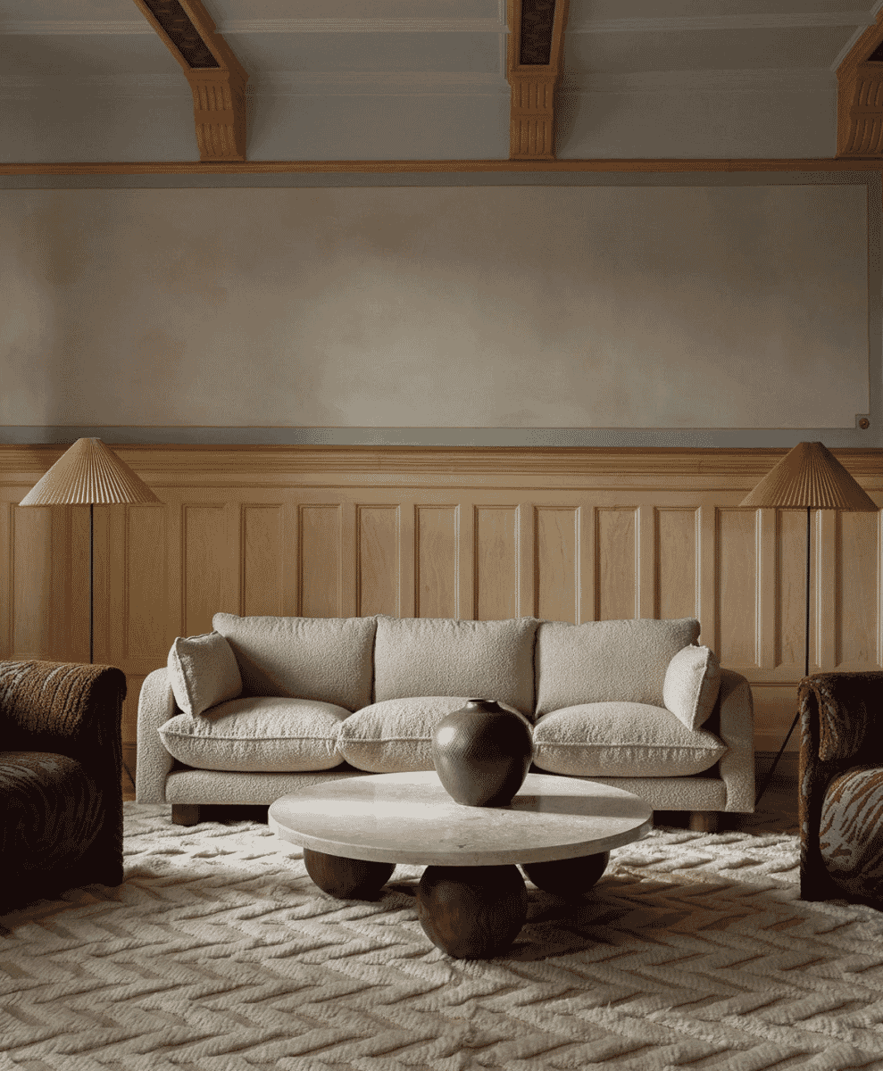 Miles Sofa Boucle Beige