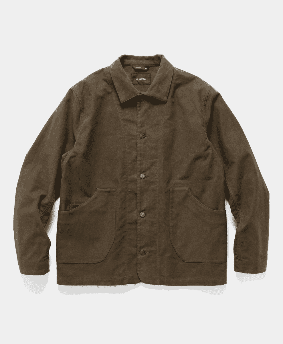 HAVEN
Graft Coat - Organic Cotton Moleskin Earth