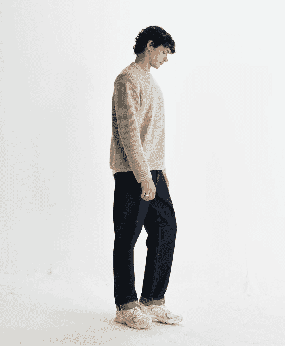 Wilde - Natural Donegal Wool Crewneck