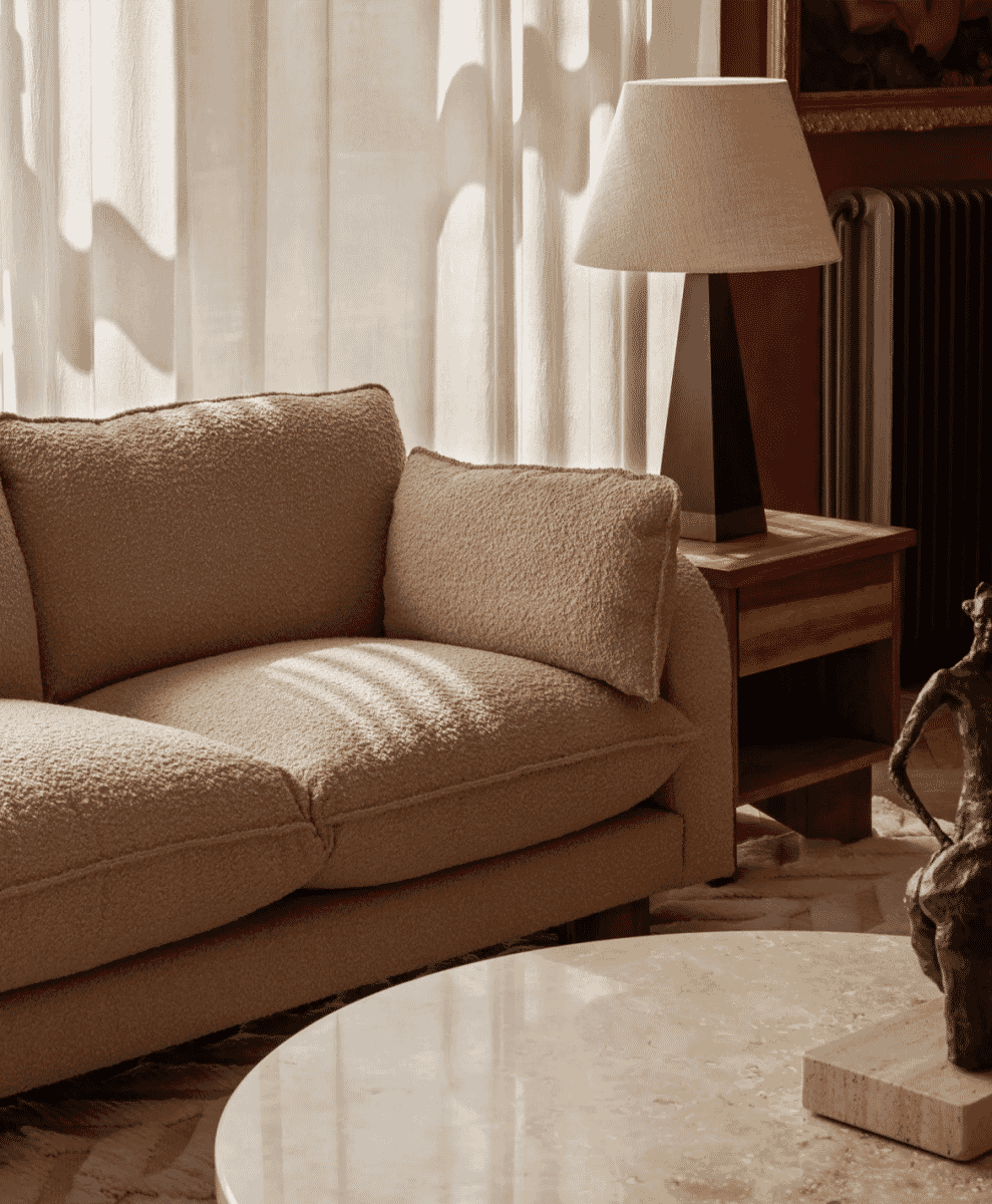 Miles Sofa Boucle Beige