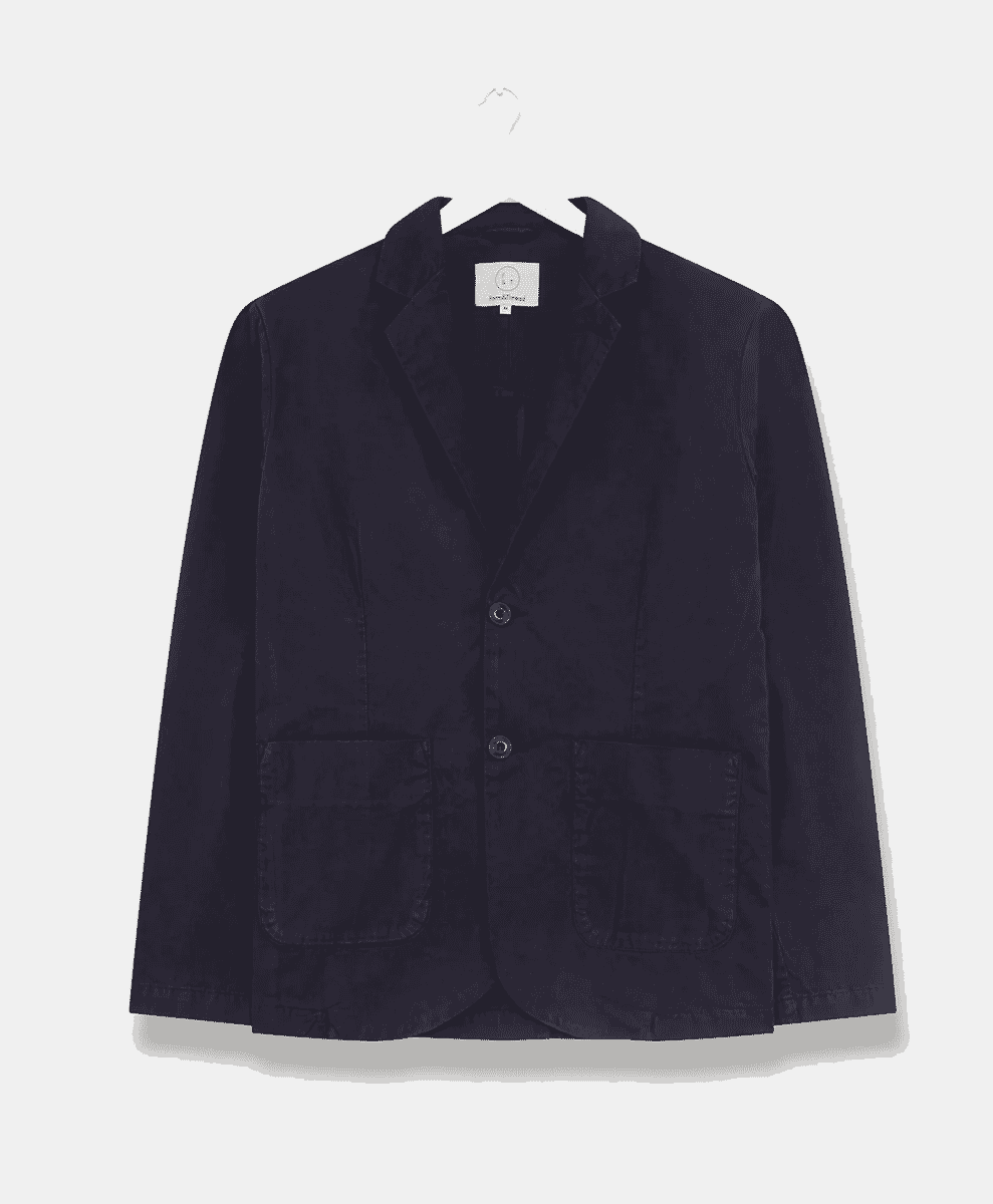 Organic Twill Casual Blazer form and thread