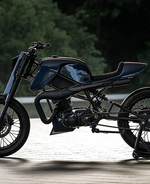Manta Ray for the Road: Suzuki BS125 by Zerovector