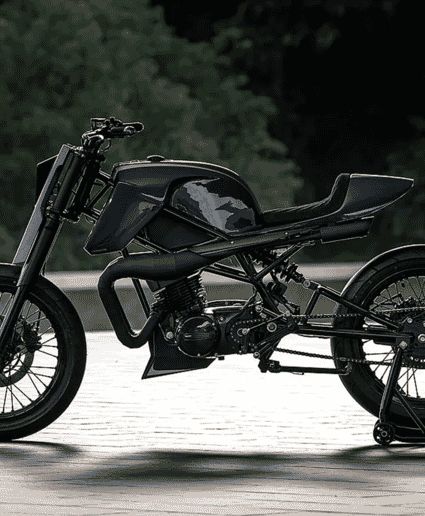 Manta Ray for the Road: Suzuki BS125 by Zerovector