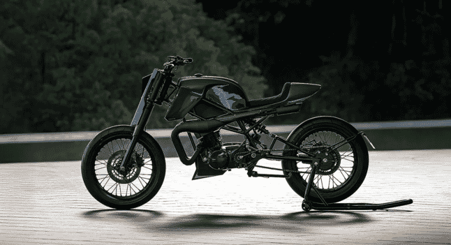 Manta Ray for the Road: Suzuki BS125 by Zerovector