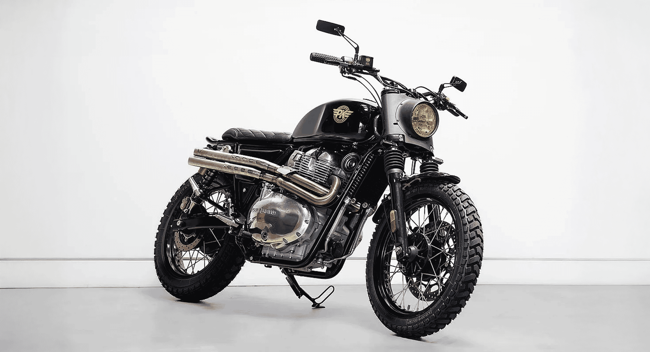 Mission Possible: BSMC x Pom Klementieff Royal Enfield 650 Scrambler