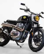 Mission Possible: BSMC x Pom Klementieff Royal Enfield 650 Scrambler