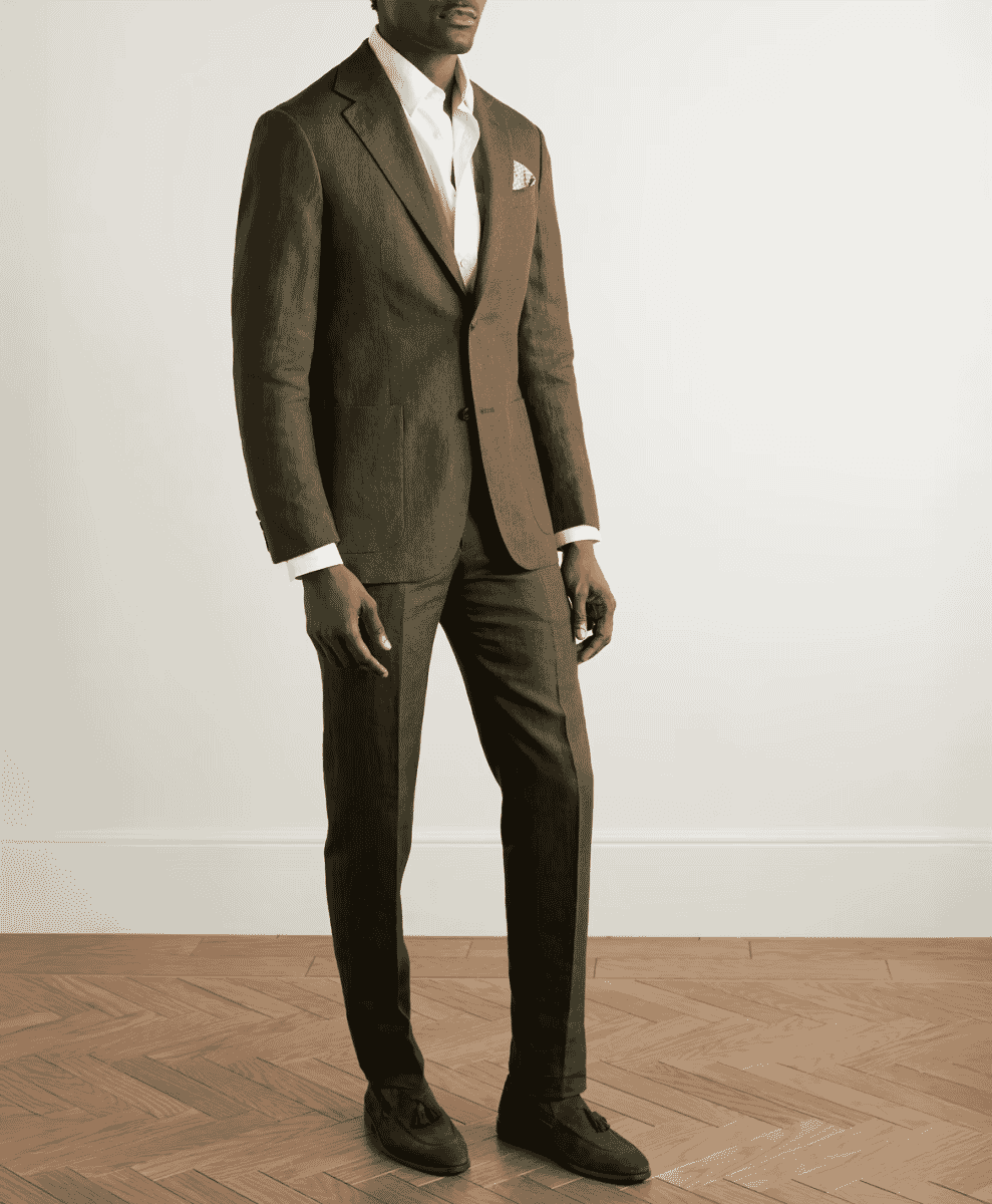 RICHARD JAMES
Chapman Unstructured Slim-Fit Linen Suit Jacket