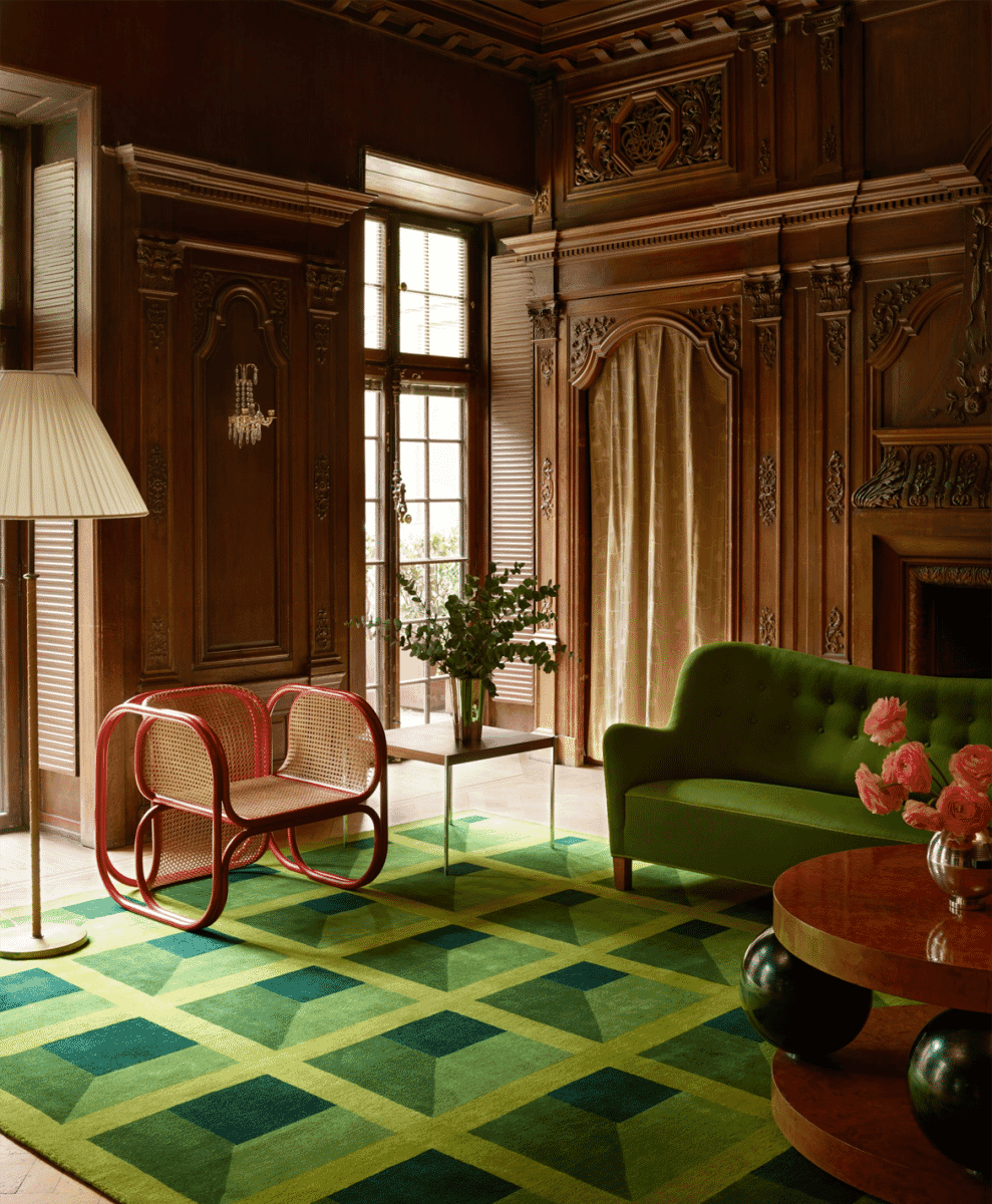 Garden Maze Rug by Nordic Knots