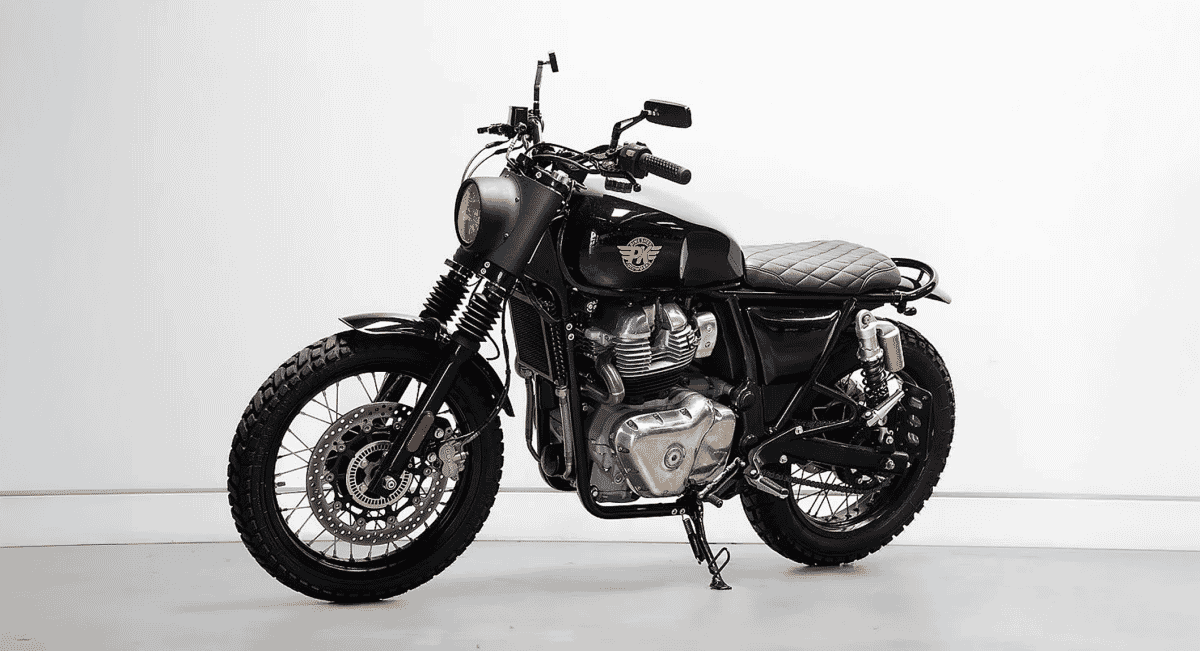 Mission Possible: BSMC x Pom Klementieff Royal Enfield 650 Scrambler