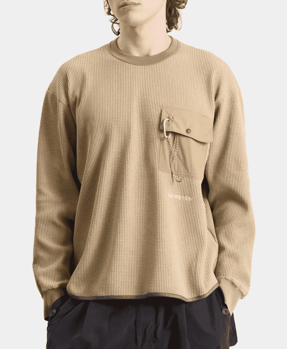 And Wander Longsleeve Waffle Tee