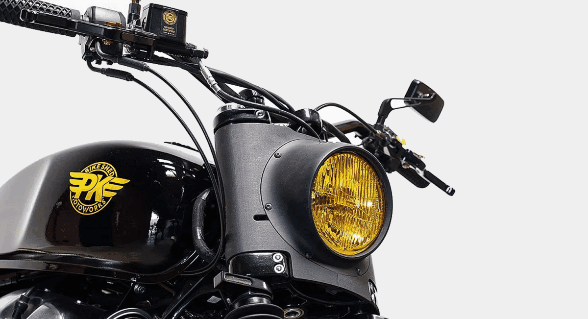 Mission Possible: BSMC x Pom Klementieff Royal Enfield 650 Scrambler