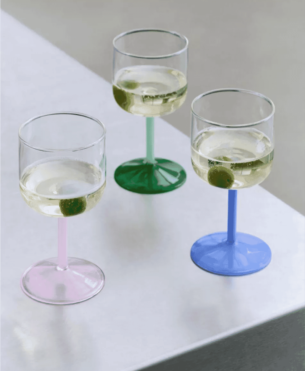 HAY Tint Wine Glasses