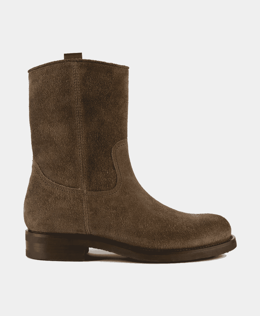 Velasca 
Biker boots
Alpador
Greased suede calf leather