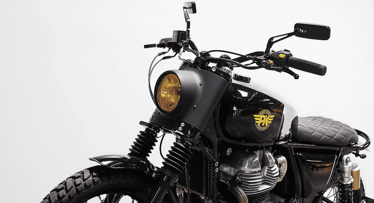 Mission Possible: BSMC x Pom Klementieff Royal Enfield 650 Scrambler