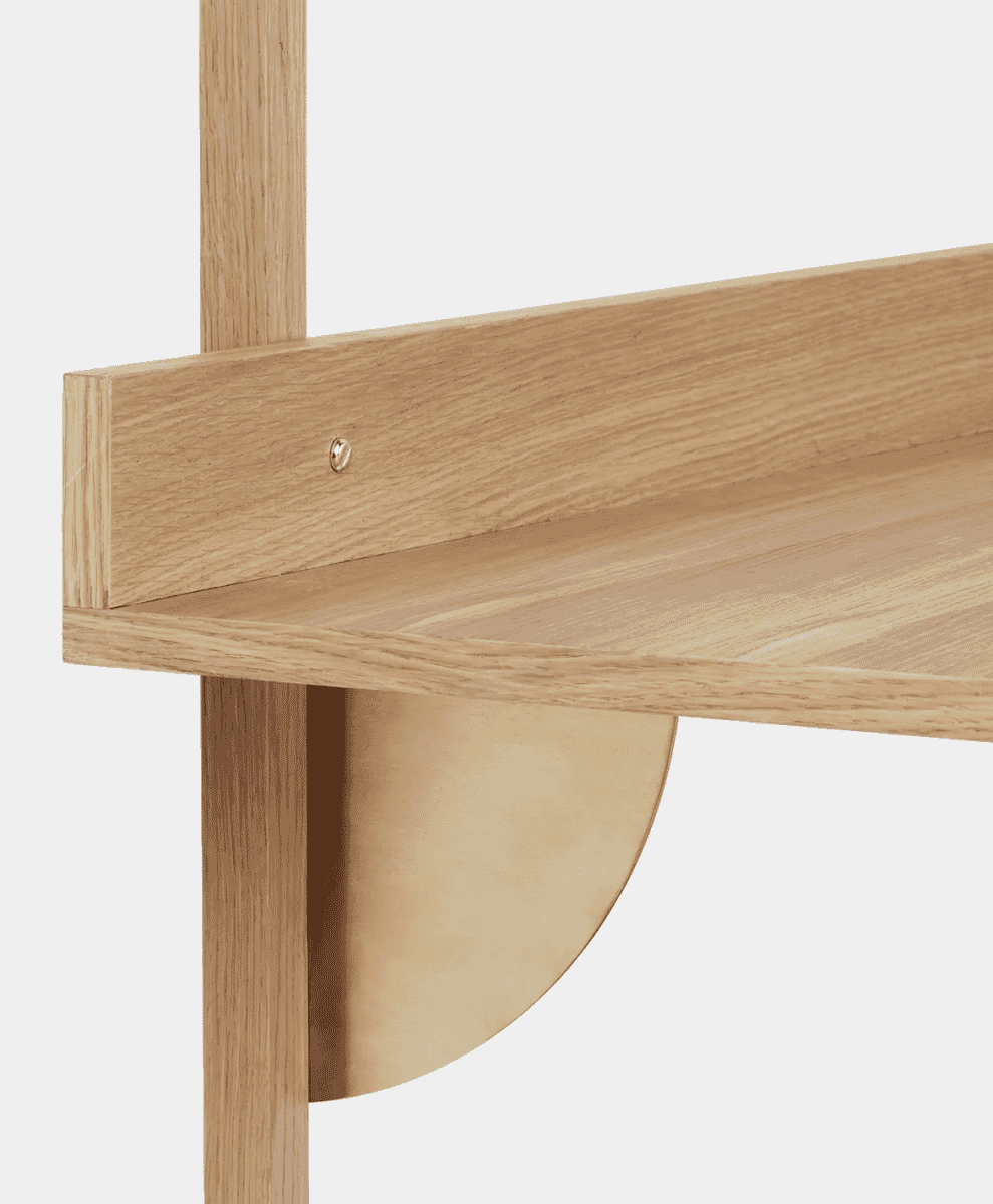Ferm Living
Sector desk
oak-brass