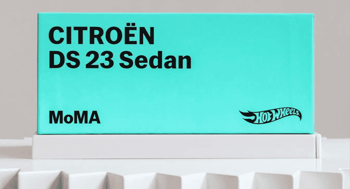 Citroën DS 23 and Jaguar E-Type by Mattel x MoMA