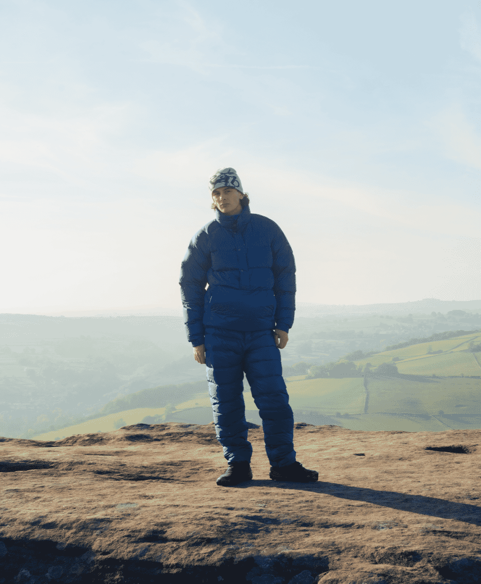 Gramicci x Rab rock climbing photoshoot Grindleford Peak District