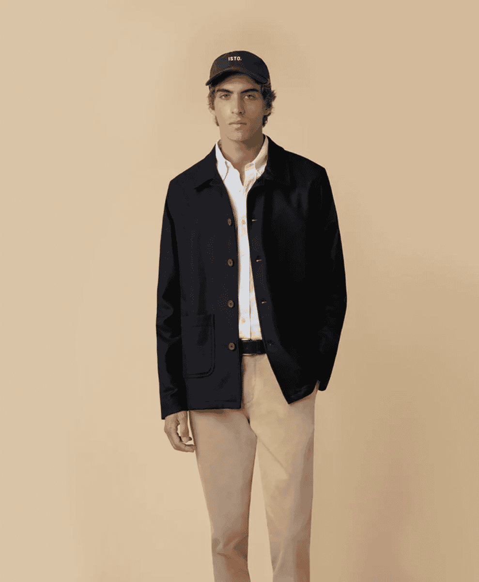 isto RECYCLED WOOL WORK JACKET