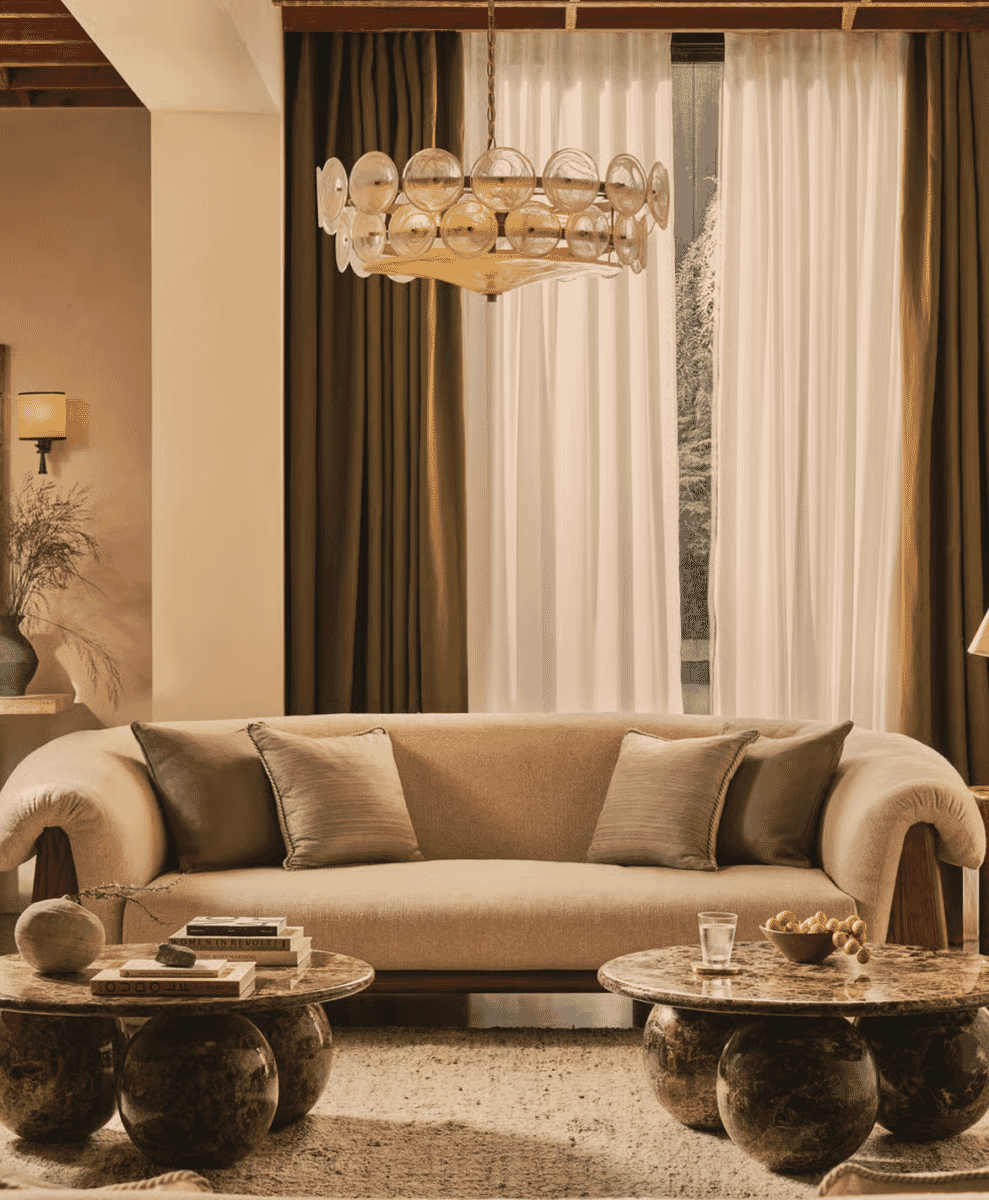 Aden Sofa, Textured Linen