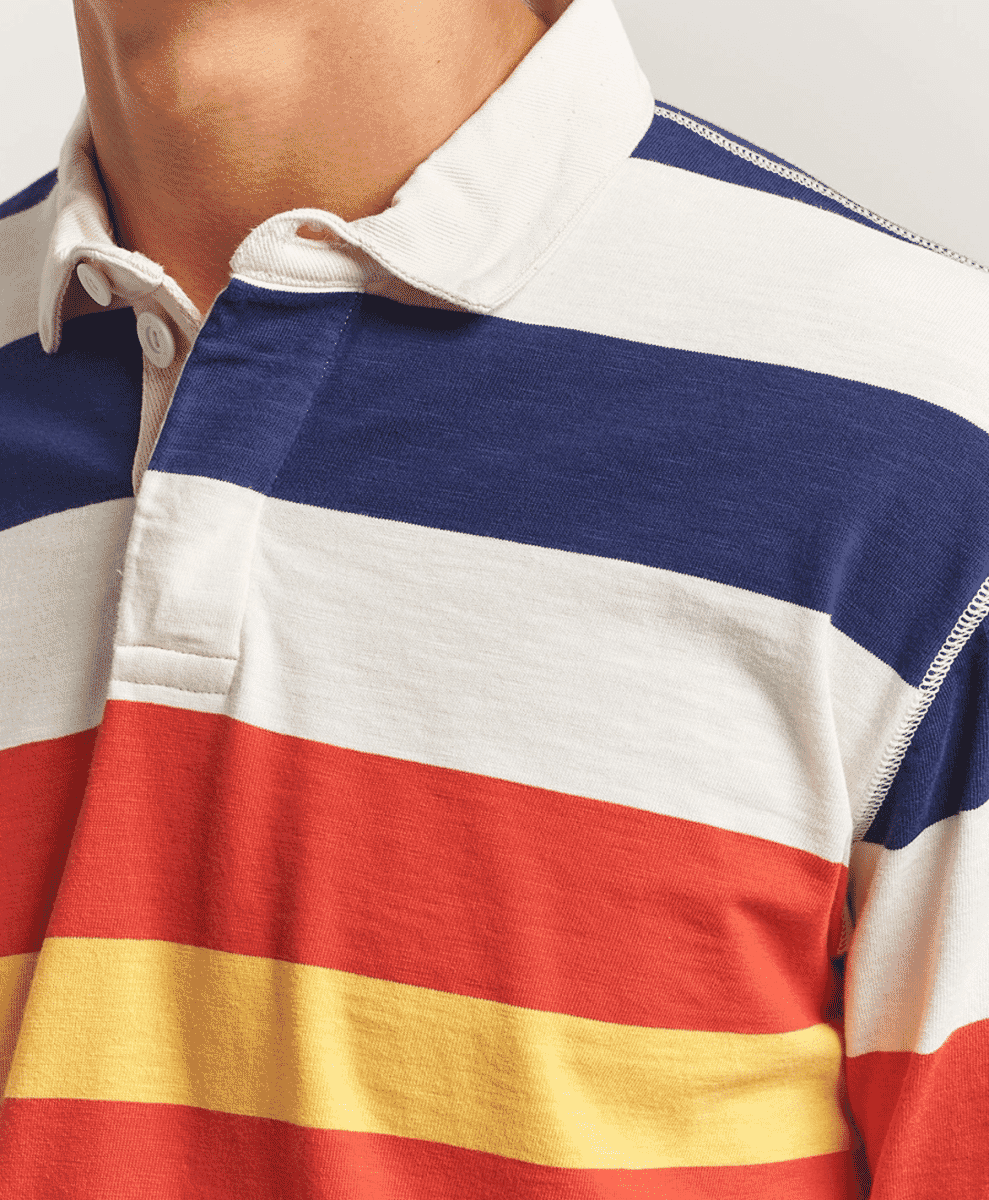 Drake’s Flamé Cotton Rugby Shirt