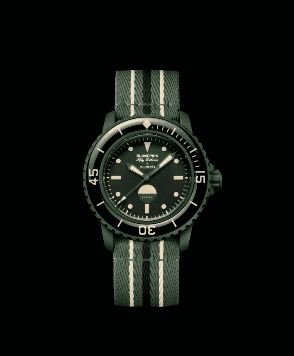 Swatch Fifty Fathoms Green Abyss Scuba 