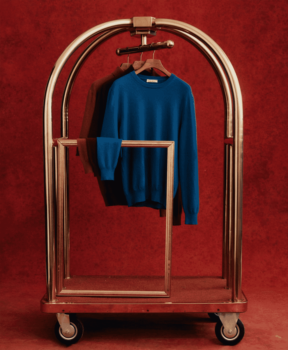 Luca Faloni 2-Ply Cashmere Crew Neck