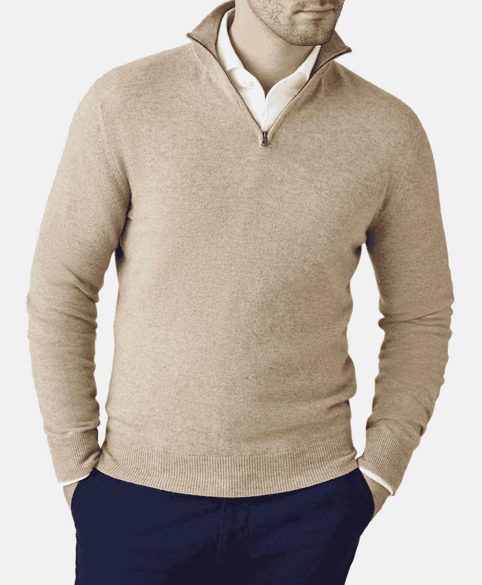 Zip-up
2-Ply Cashmere