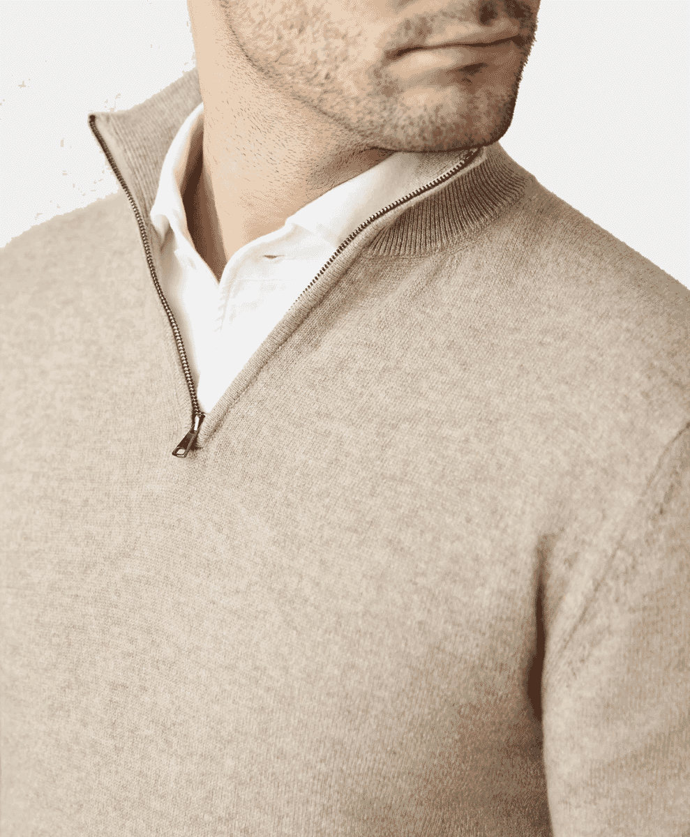 Zip-up
2-Ply Cashmere luca faloni