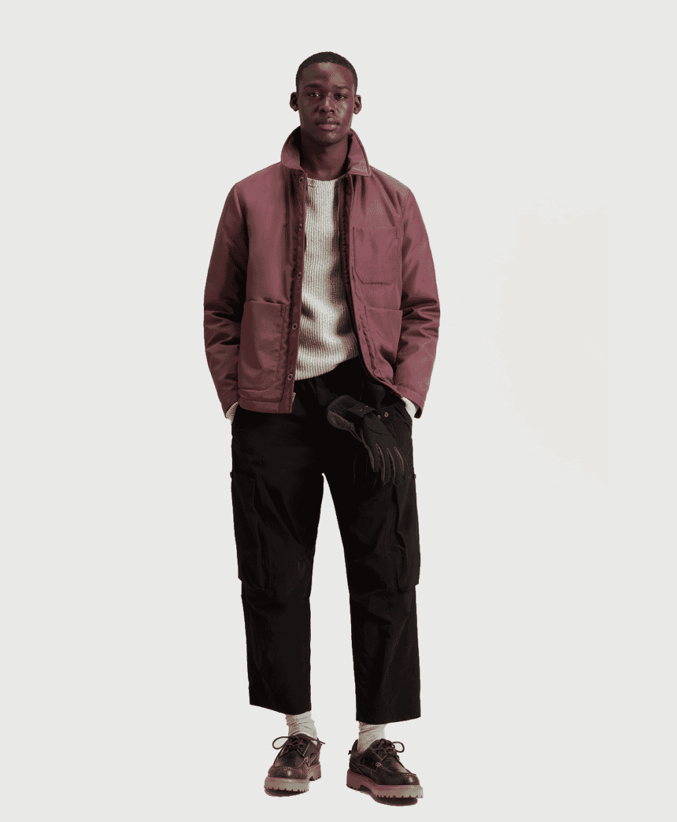 Padded Overshirt in Recycled CORDURA Nylon
