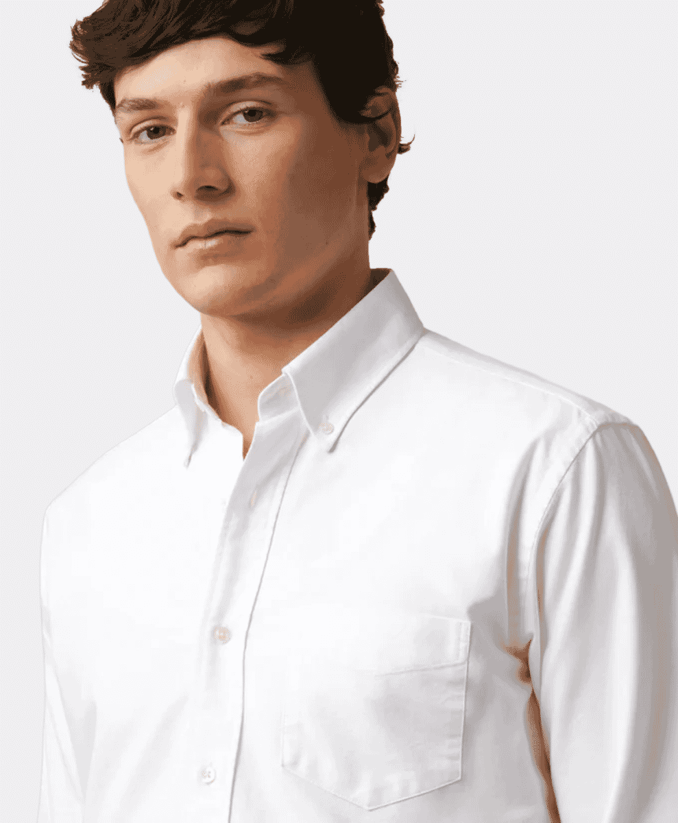 Oxford shirt ecru white isto.