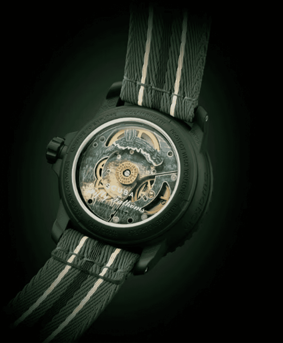 Swatch Fifty Fathoms Green Abyss Scuba 