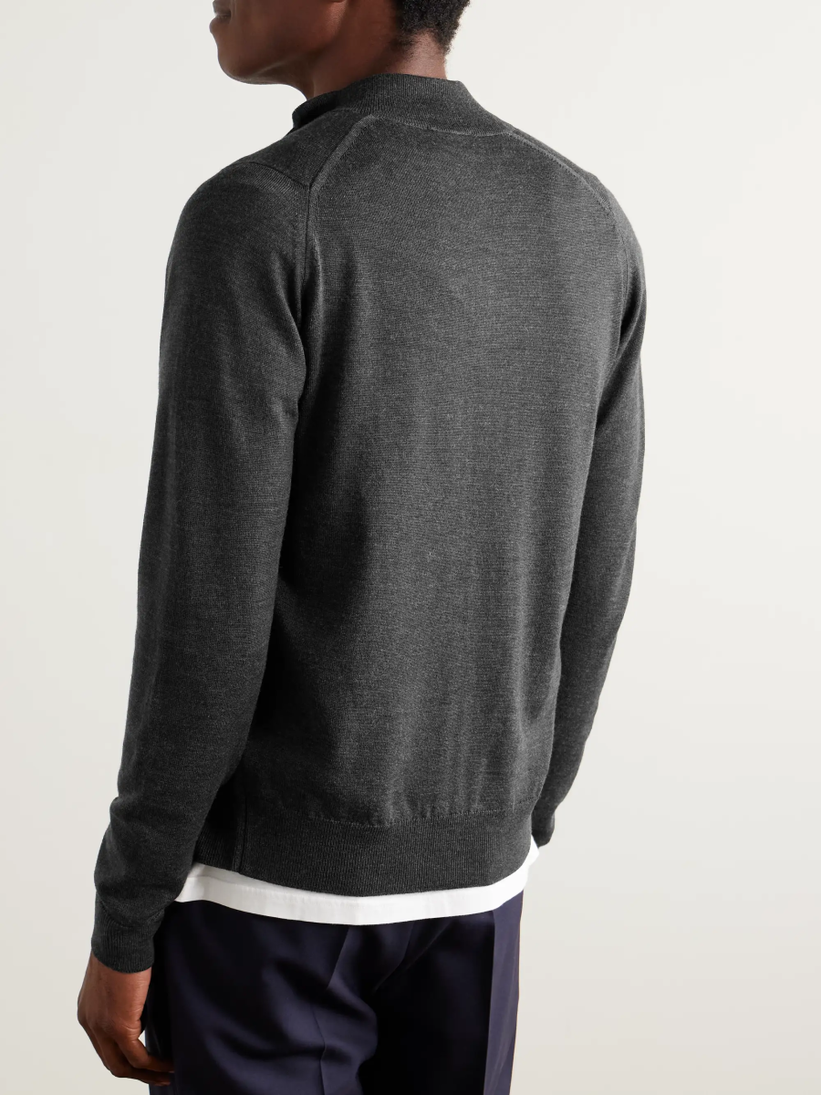 JOHN SMEDLEY
Claygate Merino Wool Zip-Up Cardigan