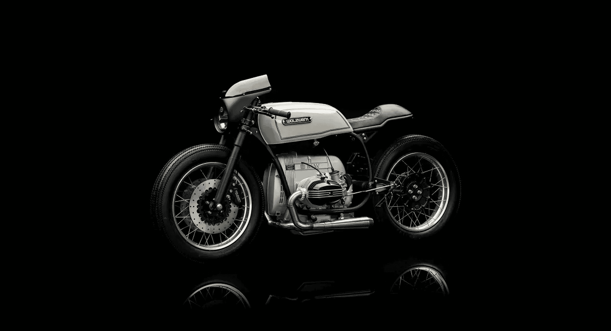 Minimalist Celebration: Motorcycle #1,000 by WalzWerk
