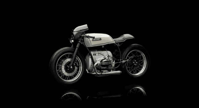 Minimalist Celebration: Motorcycle #1,000 by WalzWerk