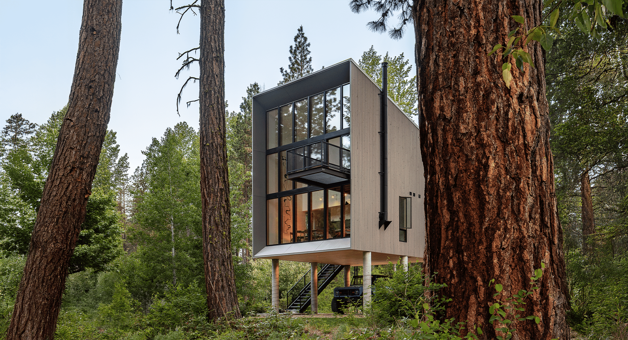 The Campground: Wenatchee River Cabin by Wittman Estes