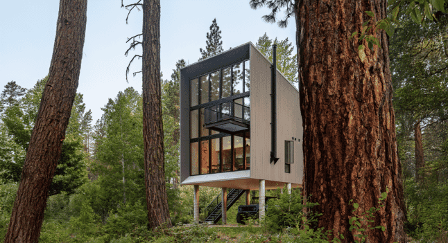 The Campground: Wenatchee River Cabin by Wittman Estes