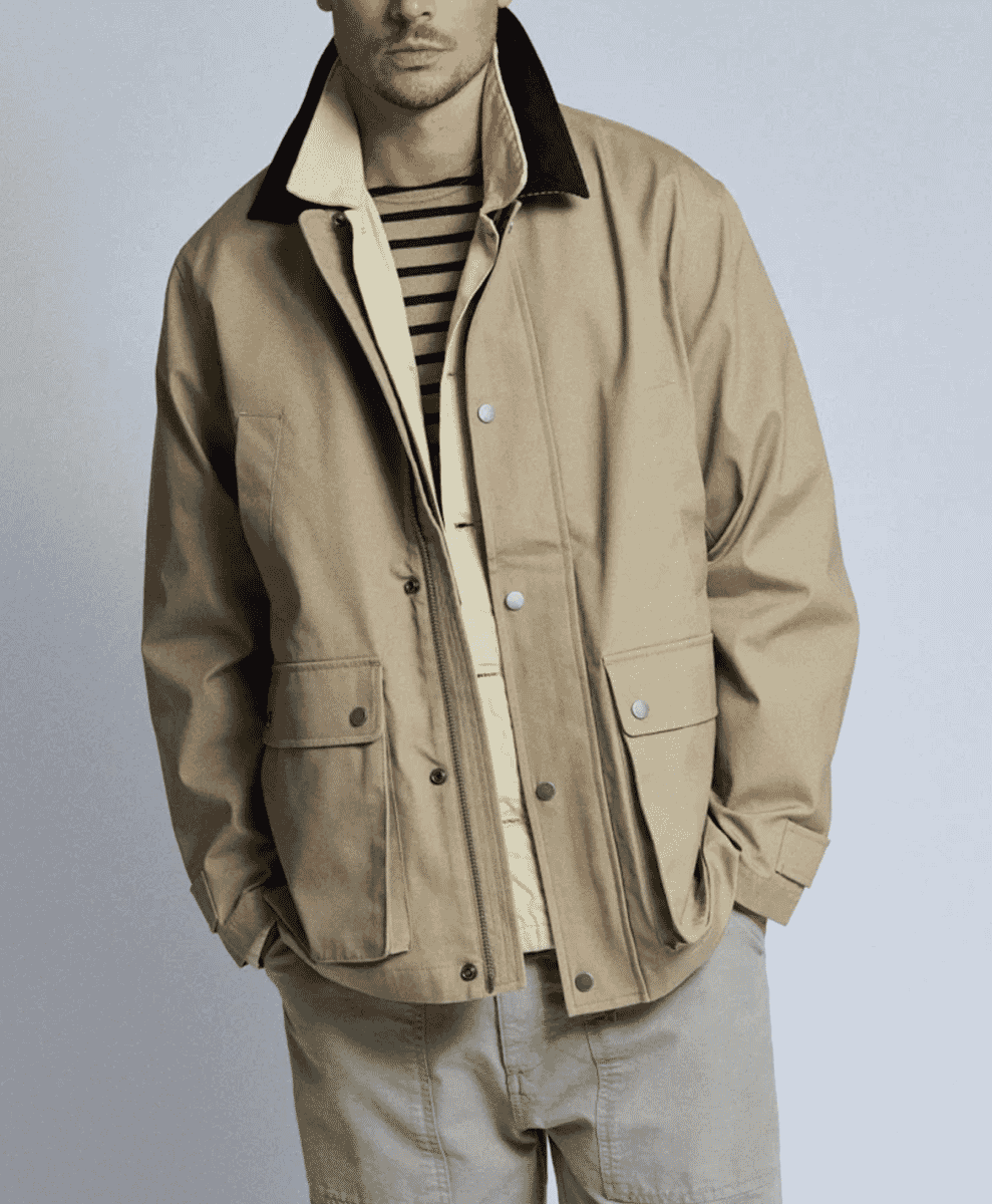 Heritage water-repellent jacket - cotton Armor Lux