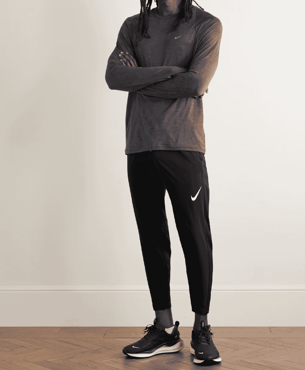 NIKE RUNNING
AeroSwift Slim-Fit Tapered Panelled Dri-FIT ADV Track Pants